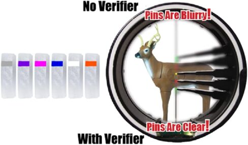 Specialty Archery Podium Peep Verifier #5 Purple in Saudi Arabia