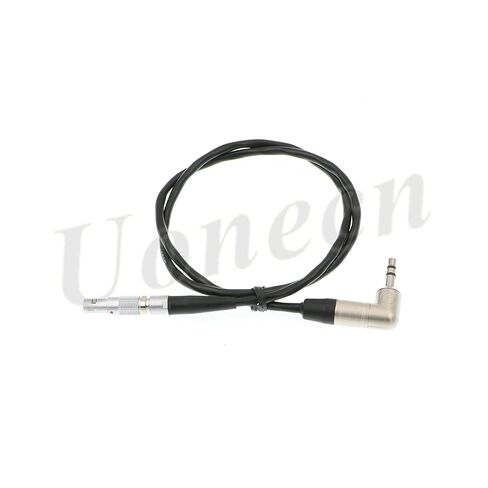 Uonecn Red Epic Time Code line 00B 4 دبوس ذكر إلى Easync مزامنة الزاوية اليمنى 3.5 مم رأس الصوت in Kuwait