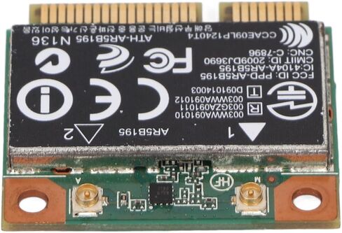 بطاقة شبكة PCIE WiFi صغيرة بسرعة 150 ميجابت في الثانية، توصيل وتشغيل Bluetooth 3.0 لـ 431 435 436 4530S، مع أداء مستقر وسهل التركيب in Saudi Arabia