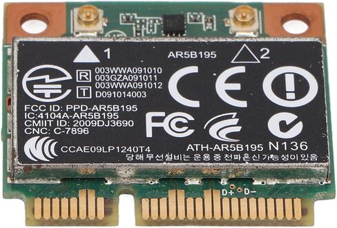 بطاقة شبكة PCIE WiFi صغيرة بسرعة 150 ميجابت في الثانية، توصيل وتشغيل Bluetooth 3.0 لـ 431 435 436 4530S، مع أداء مستقر وسهل التركيب in Saudi Arabia
