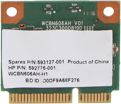 بطاقة شبكة PCIE WiFi صغيرة بسرعة 150 ميجابت في الثانية، توصيل وتشغيل Bluetooth 3.0 لـ 431 435 436 4530S، مع أداء مستقر وسهل التركيب in Saudi Arabia