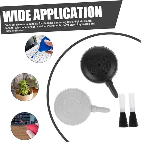 Cabilock 2pcs Air Blower and Soft Brush for Camera Lens Cleaning Dust Removal Tool Made of High Grade Plastic Airbrush Cleaner Compatible in Saudi Arabia