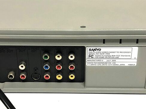 Sanyo DVD/VCR Combo, DVW-7200 (Renewed) in Saudi Arabia