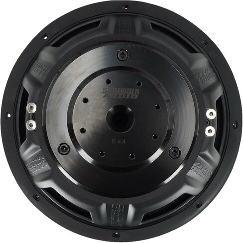 حزمة Sundown Audio E-12 V.4 D4: مضخم صوت للسيارة بقدرة 12 بوصة 1500 واط / 750 واط RMS، حاوية فرعية ذات فتحات تهوية RQB12، مجموعة تثبيت كاملة لصندوق فرعي واحد، 3 عناصر in Saudi Arabia