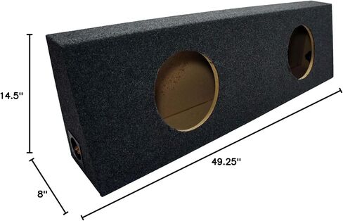 American Sound Connection Kicker Bundle Compatible with Universal Vehicle C10 Comp 10" Dual 10" Loaded Sub Box Enclosure for Standard Cab Truck in Saudi Arabia