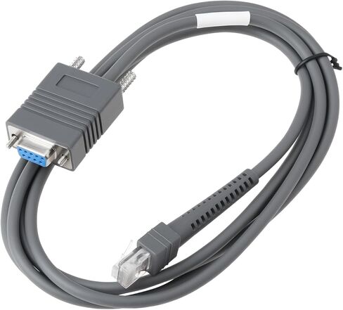 SING F LTD 9-pin Barcode Scanner Serial Cable CBA-R01-S07PAR Compatible with Symbol LS2208 RS232 (2 Meters) in Saudi Arabia