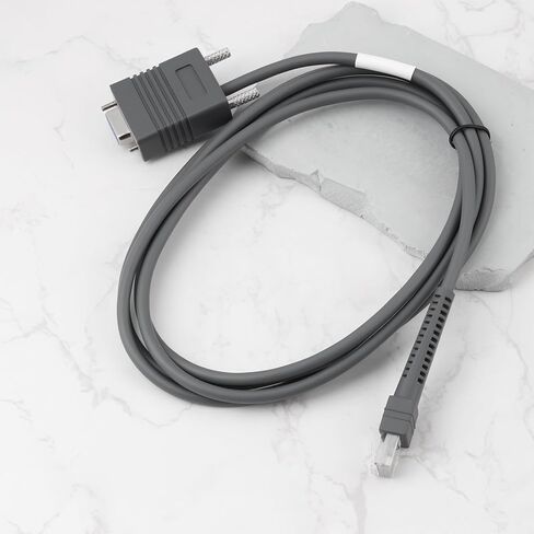SING F LTD 9-pin Barcode Scanner Serial Cable CBA-R01-S07PAR Compatible with Symbol LS2208 RS232 (2 Meters) in Saudi Arabia