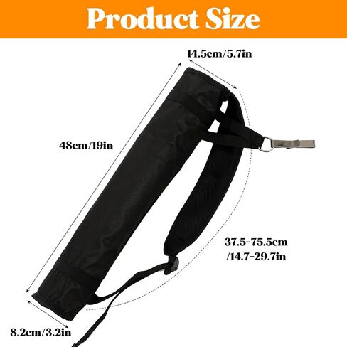 Yolev Adjustable Back Archery Quiver or Compound Recurve Bow - Lightweight Foldable Arrow Quiver Holder Bag for Target Practice Hunting - Archery Accessories Fits 30 Arrows in Saudi Arabia
