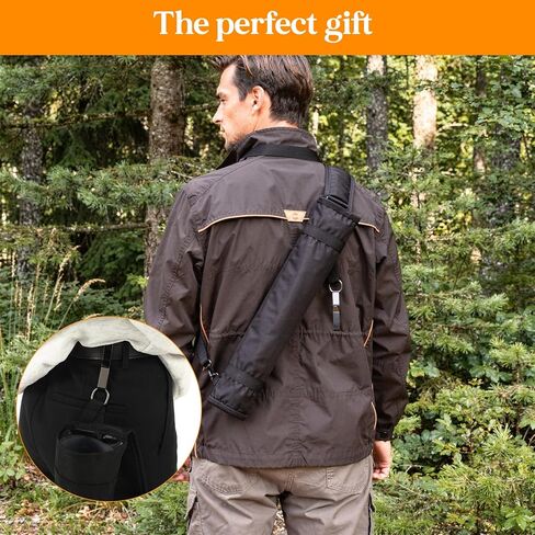Yolev Adjustable Back Archery Quiver or Compound Recurve Bow - Lightweight Foldable Arrow Quiver Holder Bag for Target Practice Hunting - Archery Accessories Fits 30 Arrows in Saudi Arabia