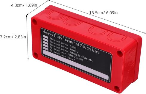 Power Distribution Block Bus Bar 10-Position Heavy Duty Terminal Studs with Waterproof Cover for Automotive Marine Rv Car Audio Installation in Saudi Arabia
