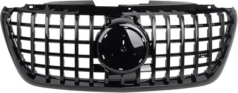 Compatible with Mercedes Benz 2019 2020 2021 2022 2023 2024 Sprinter/eSprinter W907/910 1500 2500 3500XD 4500 GT Style Front Bumper Grille Black with Black Trim grill in Saudi Arabia