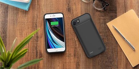 Battery Case for iPhone 6/6s/7/8/SE(2020/2022),Upgraded 10000mAh Rechargeable Portable Protective Extended Charger Case Compatible with iPhone 8/7/6s/6/SE2/3 (4.7 inch) Charging Case & Carplay (Black) in Saudi Arabia