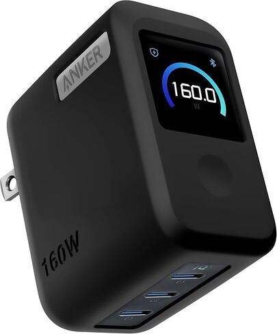 Geiomoo Soft Silicone Case for Anker Prime 160W Charger, Flexible Scratch Resistant Cover (Black) in Saudi Arabia