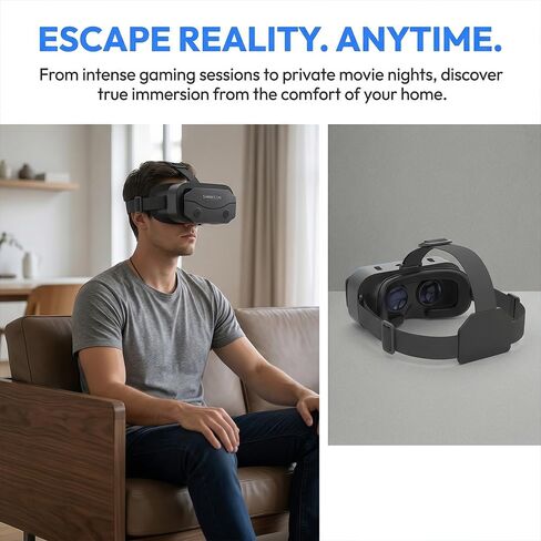 Ultra HD 4K, Virtual Reality Glasses, Theater-Grade, Myopia-Friendly, Gift Choice in Saudi Arabia