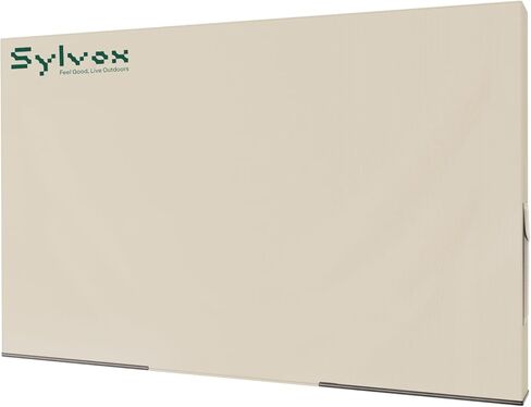 SYLVOX 50" Outdoor Smart TV with Cover, 4K Weatherproof TV for Patio & Backyard, 700-Nit Brightness, IP55 Waterproof, Partial Sun (Patio Series) in Saudi Arabia