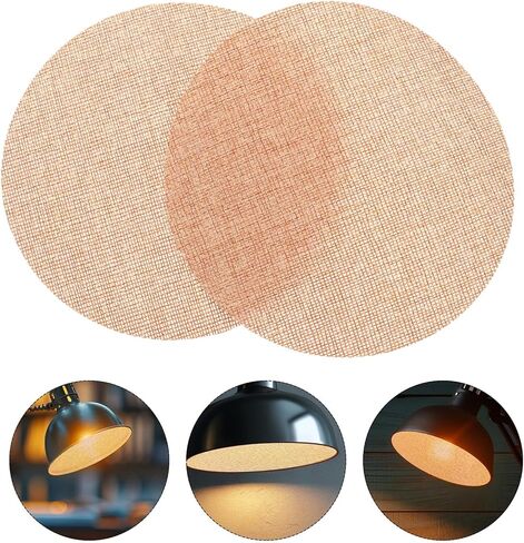 Kichvoe 2Pcs Ceiling Light Diffuser Round Lampshade Covers 6.29In Anti-Glare Eye Protection Lamp Shade Diffusers for Pendant and Chandelier Lighting in Saudi Arabia