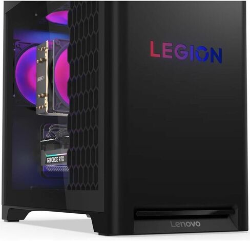 Lenovo Legion T5 30AGB10 90YJ005RUS Gaming Desktop Computer - AMD Ryzen 7 7700X - 32 GB - 1 TB PCI Express NVMe 4.0 x4 SSD - Tower - Eclipse Black - AMD B650 Chip - Windows 11 Home - NVIDIA GeForce RT in Saudi Arabia