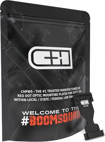 لوحة محول البصريات C+H لجهاز Glock Gen 6 المتوافقة مع Holosun EPS/EPS Carry/SCS Carry | صُنع في الولايات المتحدة الأمريكية - غير متوافق مع Gen5 in Saudi Arabia