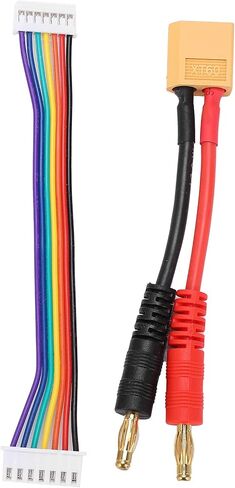 Generic XT60 Parallel Charging Board, Battery Charger 2S 6S Balanced Charging Adapter with 14AWG Silicone Cable, 4.0mm Banana Head and XT60 Interface, for IMAXB6 B6AC IDST in Saudi Arabia