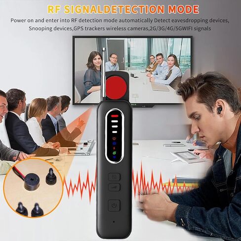Upgraded Hidden Camera Detectors 7-in-1, Anti-Spy Camera Finder, RF Signal Scanner & GPS Tracker Detector for Hotel, Bathroom, Office & Car Security Camera Detector in Saudi Arabia