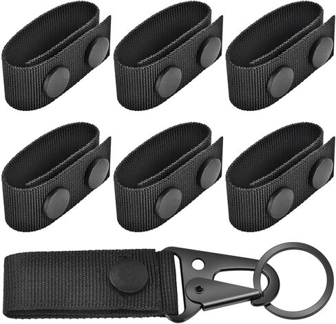 7 PCS Nylon Duty Belt Keepers for Duty Belt, Tactical Belt Keepers Fit 2"-2.25" Wide Belts for Police, Law Enforcement, Correctional Officer and Molle Battle in Kuwait