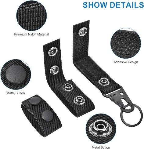 7 PCS Nylon Duty Belt Keepers for Duty Belt, Tactical Belt Keepers Fit 2"-2.25" Wide Belts for Police, Law Enforcement, Correctional Officer and Molle Battle in Kuwait