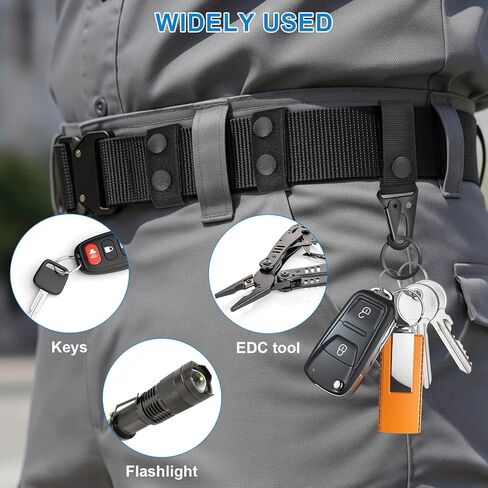 7 PCS Nylon Duty Belt Keepers for Duty Belt, Tactical Belt Keepers Fit 2"-2.25" Wide Belts for Police, Law Enforcement, Correctional Officer and Molle Battle in Kuwait