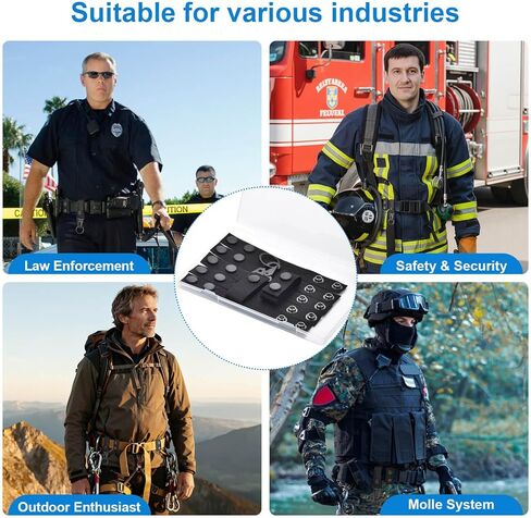 7 PCS Nylon Duty Belt Keepers for Duty Belt, Tactical Belt Keepers Fit 2"-2.25" Wide Belts for Police, Law Enforcement, Correctional Officer and Molle Battle in Kuwait