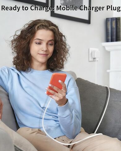 محول كتلة شاحن Apple 17e، 2 حزمة شاحن USB C بقدرة 40 وات، محول طاقة ديناميكي قابل للطي مع قابس iPhone بقدرة 60 وات كحد أقصى لشحن iPhone 17 Pro/17 Air/16 Pro Max/16 Pro/16e/16/15 Pro/15 Plus/15 in Kuwait