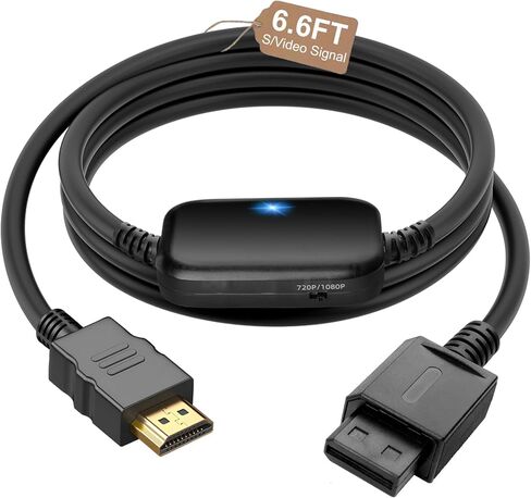 Herfair Wii to HDMI Adapter, 2026 Upgraded Component Signal Video Cable, 1080P Upscaler Full HD Output Compatible with Wii, Wii U, HDTV, Monitor & Supports All Wii Display Modes in Saudi Arabia