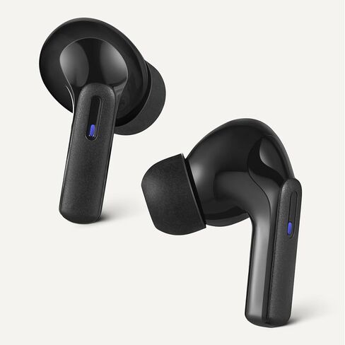 Amazon Basics Bluetooth Headphones True Wireless Earbuds IPX4Waterproof, in-Ear w/Mic,Charging Case, Black in Saudi Arabia