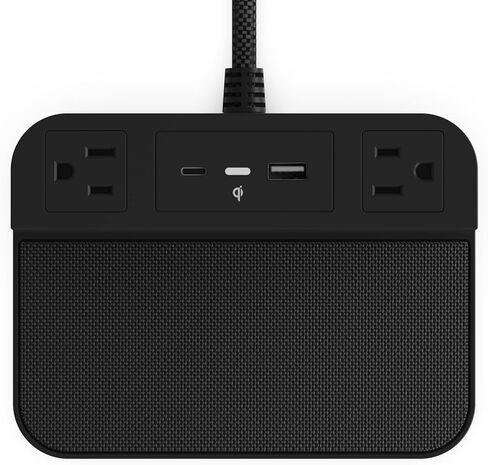محطة شحن بدون توقف P بجانب السرير - شحن لاسلكي، طاقة USB وUSB-C، مقابس تيار متردد 2X تصميم على مستوى الفنادق. in Kuwait