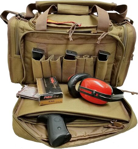 Tactical Range Bag Shooting Bag Gun Hunting Gear Police Patrol Bag (Coyote Tan) in Saudi Arabia