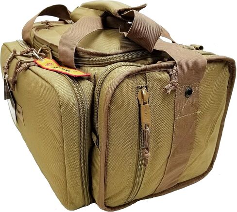 Tactical Range Bag Shooting Bag Gun Hunting Gear Police Patrol Bag (Coyote Tan) in Saudi Arabia