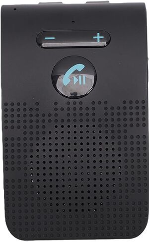 Yctze Handsfree Bluetooth Speakerphone, Wireless Car Speaker, Audio Speaker with Built in Vibration Sensor & Dual Phone Connection, Ideal for Car Use, 10m Range, 10 Hours Talk Time in Saudi Arabia