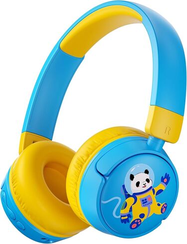 Kids Bluetooth Headphones for Girls, Toddler Wireless Headphones for School, 85/95dB Volume Limited, 50H Playtime, Bluetooth 6.0, Built in Mic, Fast Charging for Tablet, iPad, Cellphone in Saudi Arabia
