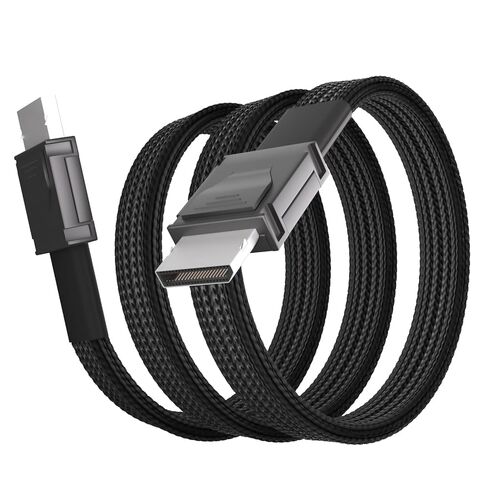 GLOTRENDS 800mm Oculink Cable PCIe 4.0 SFF-8611 4i Male Extension Cable for Oculink eGPU onexGPU Mini PC SSD in Saudi Arabia