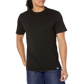 Karl Lagerfeld Paris Men's Solid T-Shirt with Chest Pocket Crew