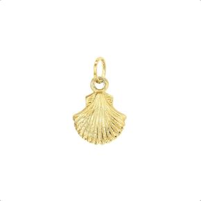 Lucchetta - 14 kt Yellow Gold Small SeaShell Jewelry - Charm Symbol of Life and Prosperity, 14k Charms for Bracelets Necklaces, Womens Girls, XD4817-SC55, Precious Metal in Kuwait