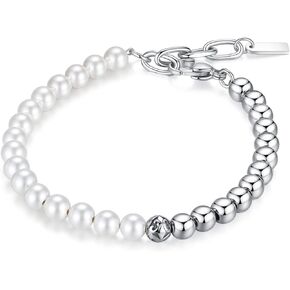 GAVU Fleur De Lis Shell Pearl Bracelet for Men