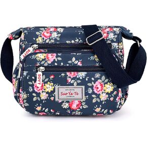 LassZone Women's Crossbody Purse Multi-Pocket Travel Totes Casual Shoulder Bags Messenger Bag for Shopping Work Daily Use
