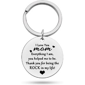 Heigebi Christmas Gift Mom Gifts from Daughter Son Keychain Mother Daughter Gifts Appreciation Mommy Key Ring Best Mom Ever Key Chain Jewelry Thanksgiving Day Mothers Day Birthday Gifts for Mother