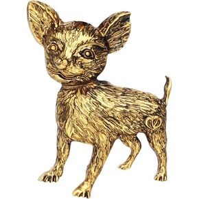 NEWEI Enamel Cute Dog Brooch Pins Charms Gifts for Women And Dog Lovers