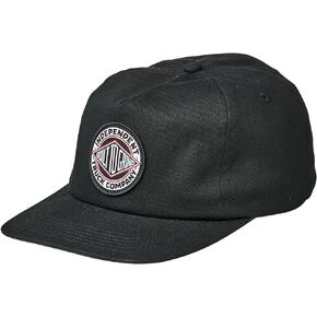Independent Men's BTG Summit Snapback Unstructured Mid Profile Hats,One Size,Black