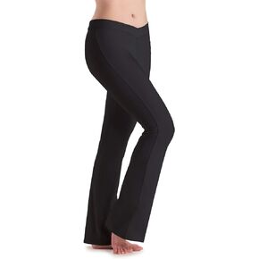 بنطال Motionwear بخصر على شكل حرف V، أسود