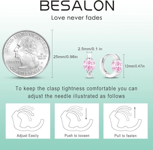 أقراط هاجي الذهبية للنساء أقراط طارة صغيرة جوهرة الميلاد 14 قيراط مطلية بالذهب حلق هوجي صغيرة للفتيات مع هدايا زركونيا مكعبة in Kuwait