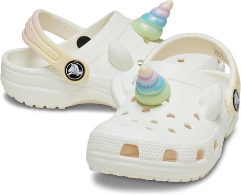 Crocs Unisex-Adult Classic I Am Rainbow Unicorn Clog (Toddler) IAM UnicornCgT Chk in Kuwait