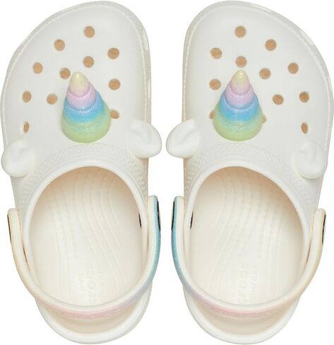 Crocs Unisex-Adult Classic I Am Rainbow Unicorn Clog (Toddler) IAM UnicornCgT Chk in Kuwait