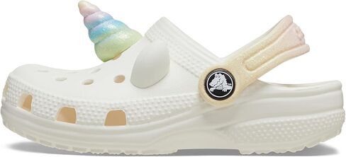 Crocs Unisex-Adult Classic I Am Rainbow Unicorn Clog (Toddler) IAM UnicornCgT Chk in Kuwait