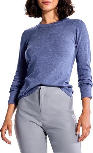 NIC+ZOE Women's Crew Neck Ls Sweater Tee in Saudi Arabia